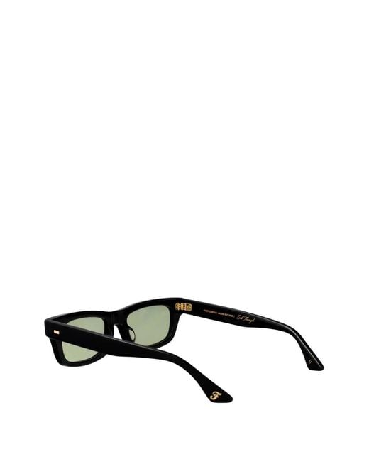 FIVEFOURFIVE Black 545 02 Rectangle-Frame Sunglasses for men