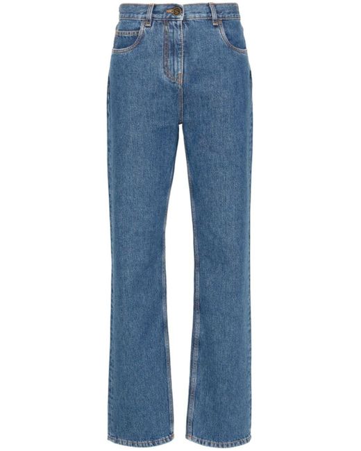 Etro Blue Straight-leg Jeans