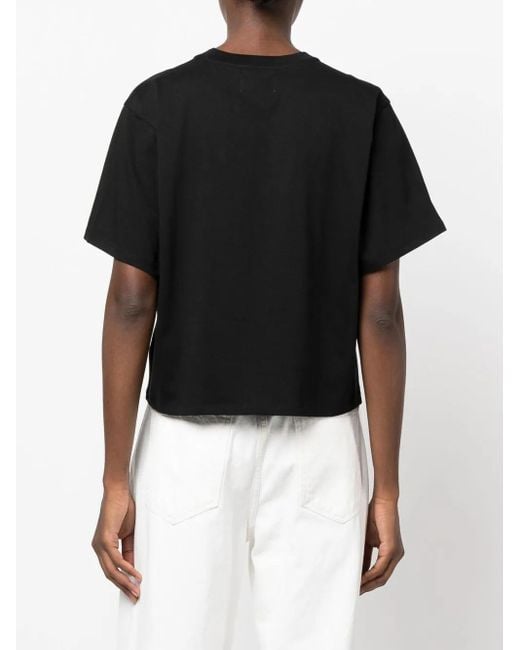 Loulou de Saison Black Telanto Cotton Tshirt