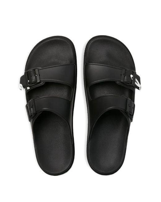 Karl Lagerfeld Black Kondo Tred Slippers
