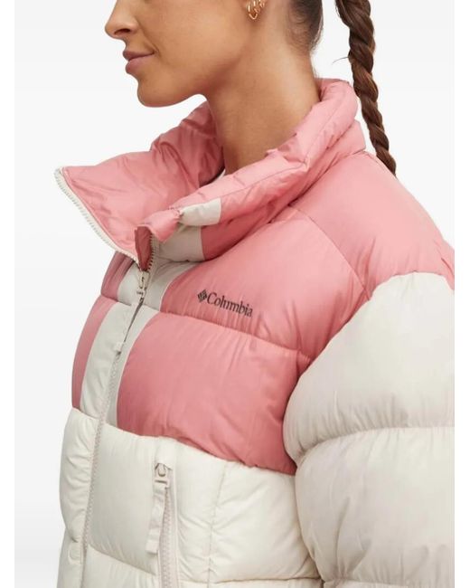 Columbia Red Pike Lake Ii Colour-Block Puffer Jacket