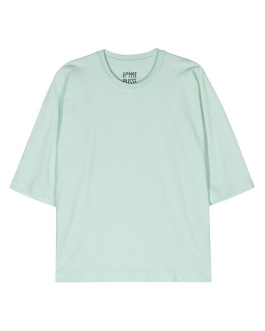メンズ Homme Plissé Issey Miyake Release-t Cotton T-shirt Blue