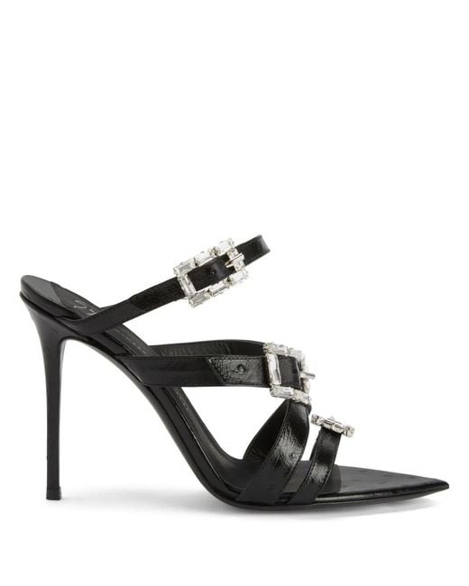 Giuseppe Zanotti Black 105Mm Intriigo Orely Sandals