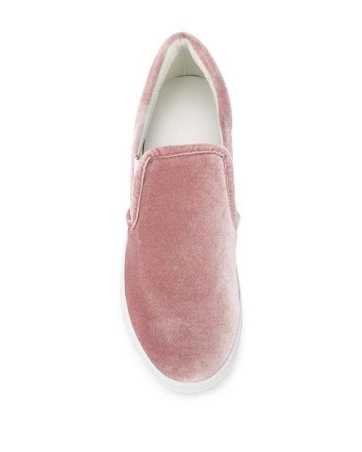 Scarosso Pink Slip-On Sneakers