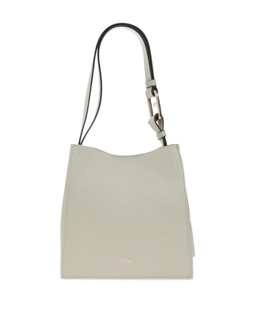 Furla Nuvola Kleine Leren Shopper in het Natural