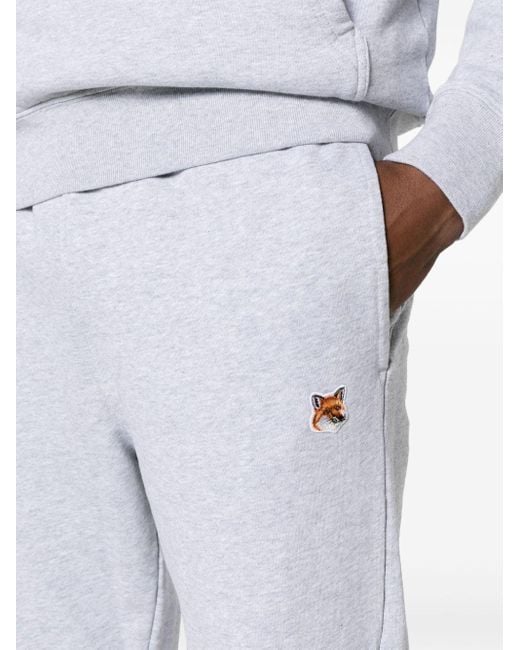 Pantalon de jogging Fox Head Maison Kitsuné pour homme en coloris White