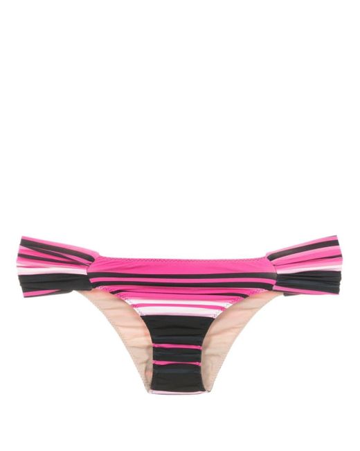 Clube Bossa Pink Gestreiftes Ricy Bikinihöschen