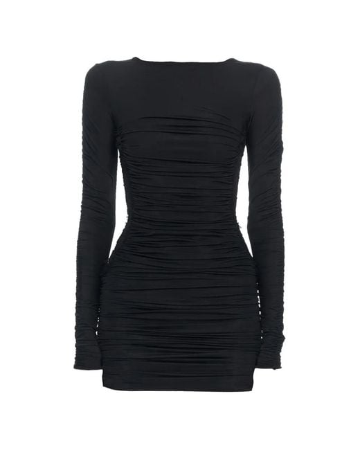 Blumarine Black Stretch Mini Dress
