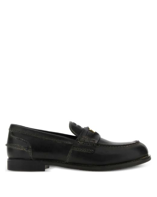 Miu Miu Black Moccasters