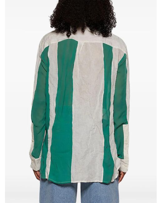 Christopher Esber Green Spliced Shirt