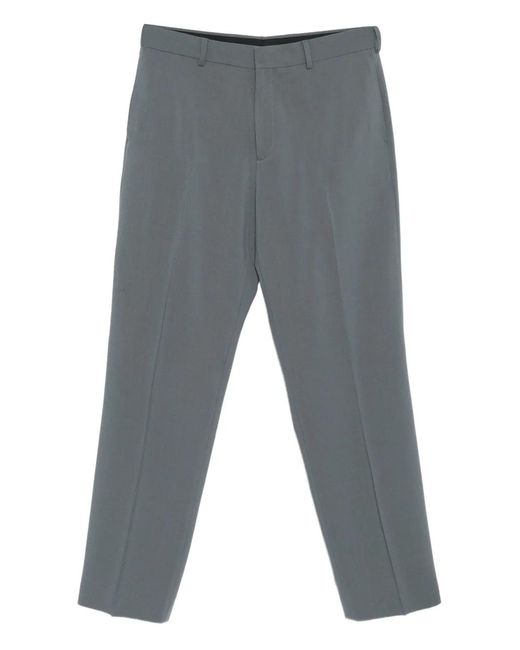 Paul Smith Gray Wool Straight-Leg Trousers for men