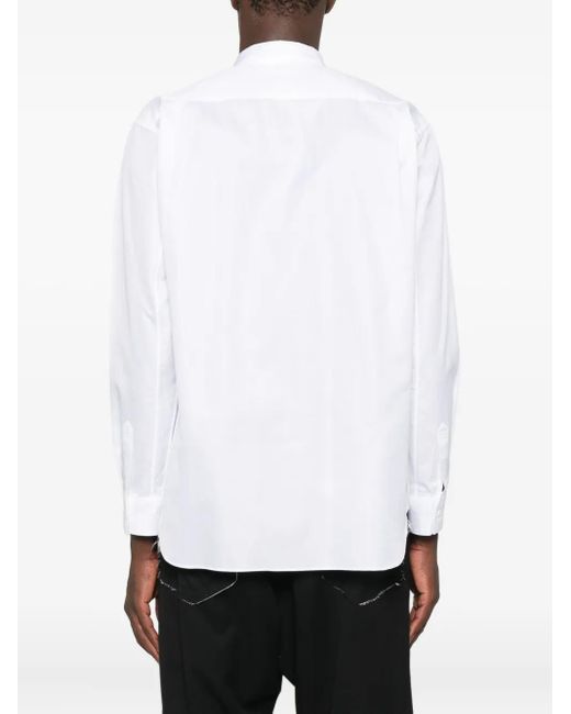 Comme des Garçons White Long Sleeve Shirt for men