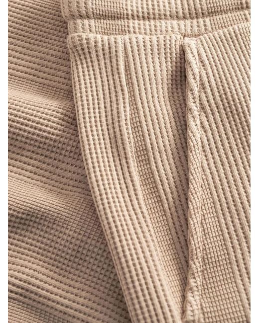 Gabba Natural Gabtommi Wupwaffle-Knit Drawstring Shorts for men