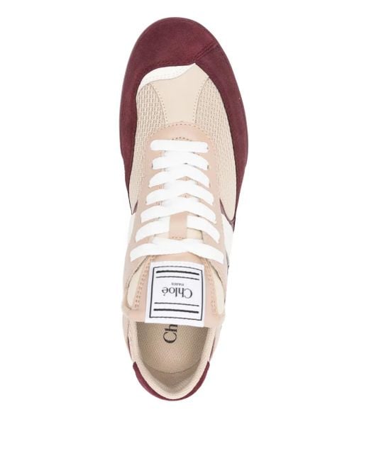 Chloé Brown Kick Sneakers