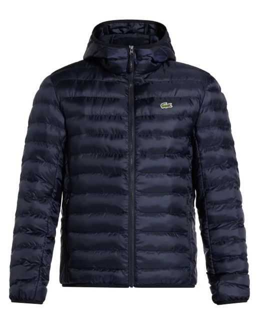 Lacoste Blue Water-Repellent Padded Jacket for men