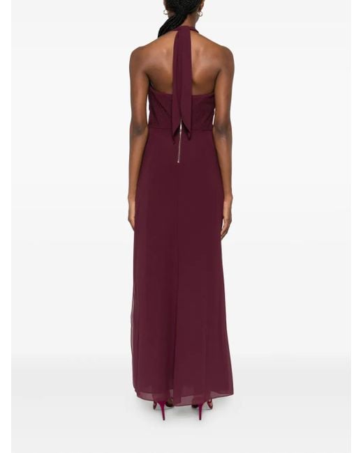 Abito Con Design Attorcigliato di Patrizia Pepe in Purple