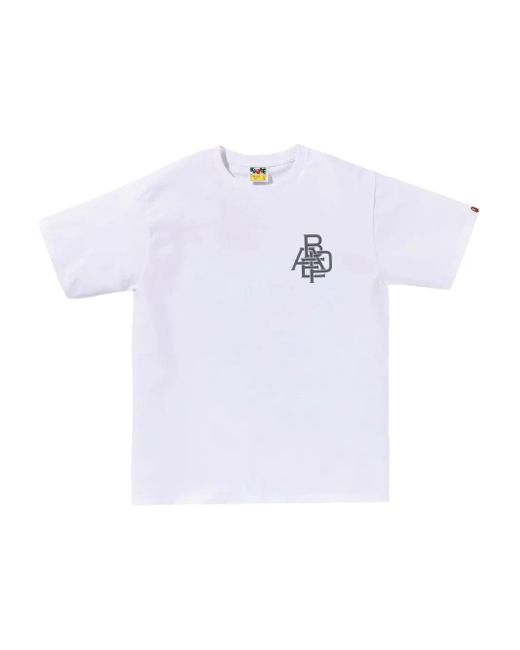A Bathing Ape T-Shirt Mit Logo-Print in White für Herren