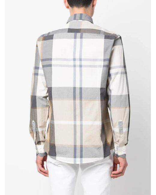 Camisa Barbour de hombre de color White
