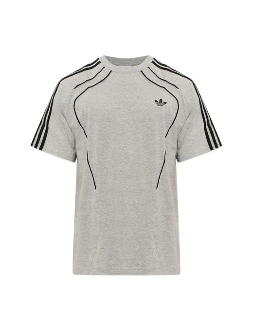 Adidas Gray T-Shirt With Logo for men