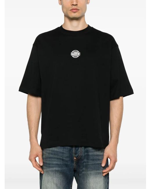 Barrow ビジュートリム Tシャツ Black