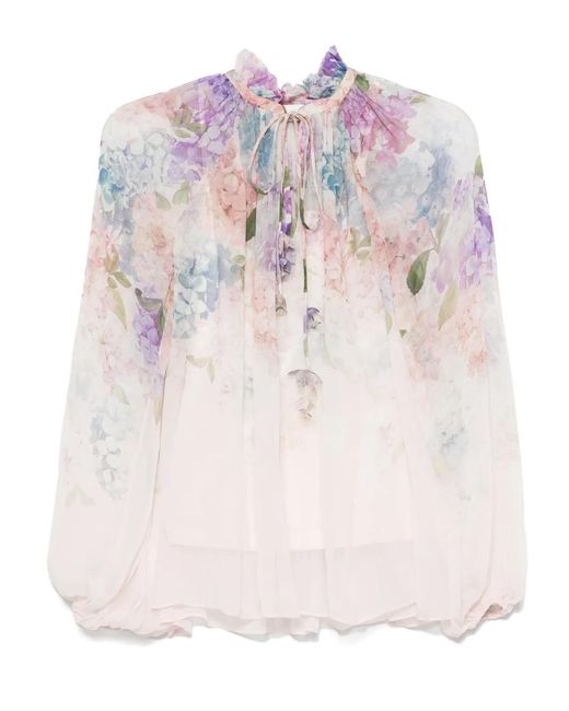 Blouse Dawning Zimmermann en coloris Pink