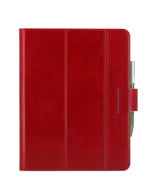 Piquadro Red Logo-Detail Pad Air 11" Case