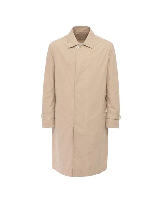 Brunello Cucinelli Natural Trench À Fermeture Dissimulée for men
