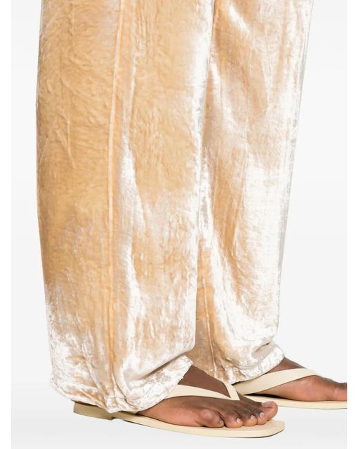Forte_forte White Velvet Trousers