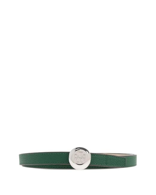 Tory Burch Green Romy Reversible Belt