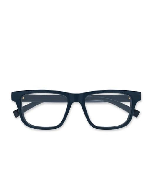 Gucci Brille Mit Eckigem Gestell in Blue für Herren