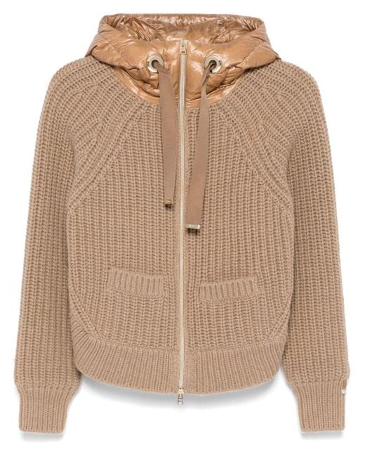 Herno Brown Knitted Jacket