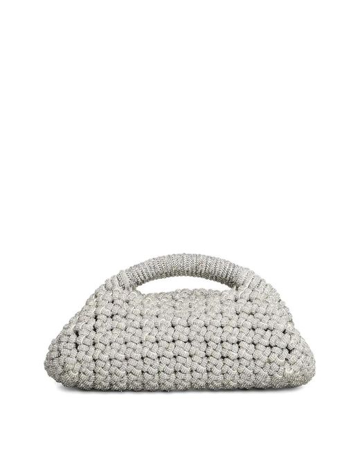 HIBOURAMA White Olivia Mini Clutch