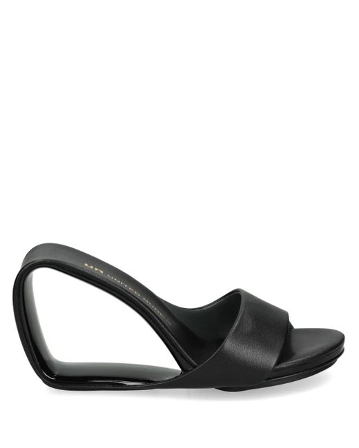 United Nude Black Mobius 65Mm Leather Sandals