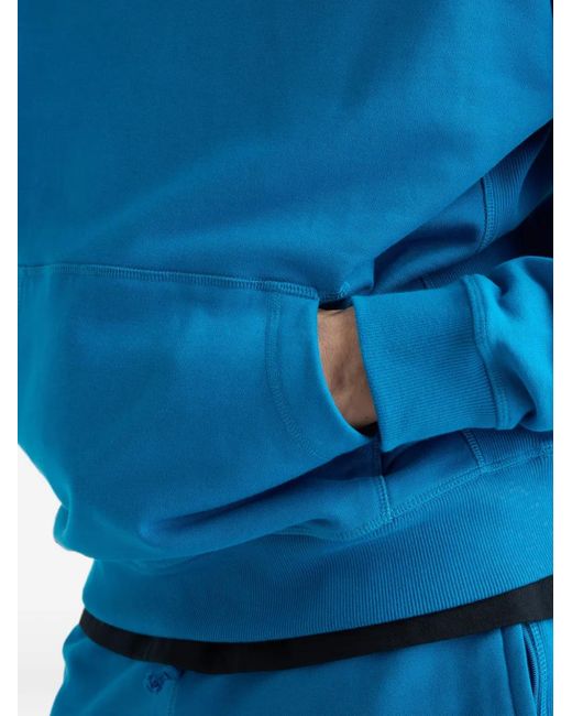 New Balance Blue Athletics French Terry Hoodie for men