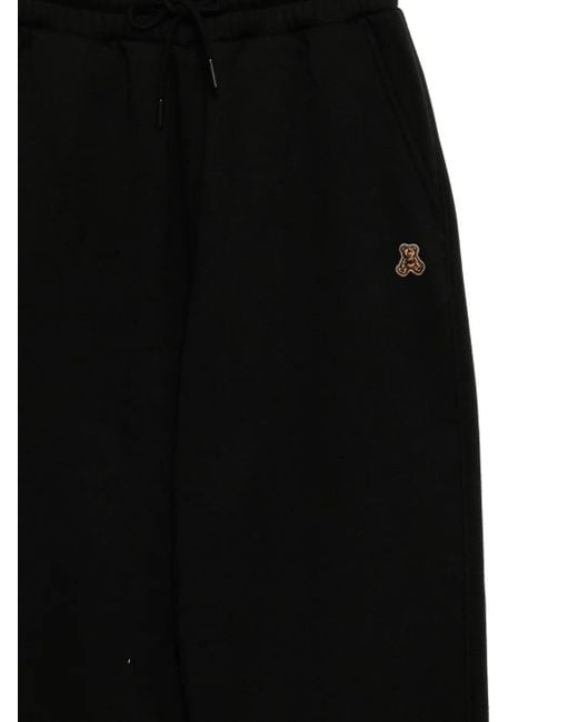 Izzue Black Bear Motif Pants