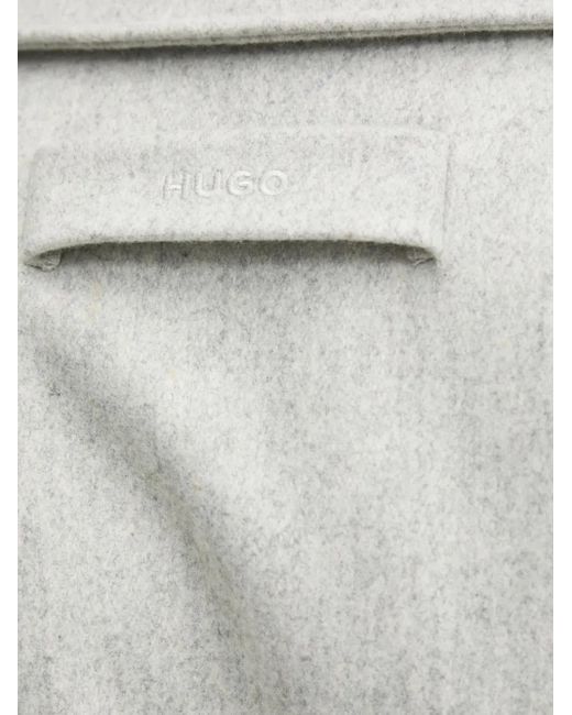 HUGO Kapuzenjacke mit Knöpfen in Gray für Herren