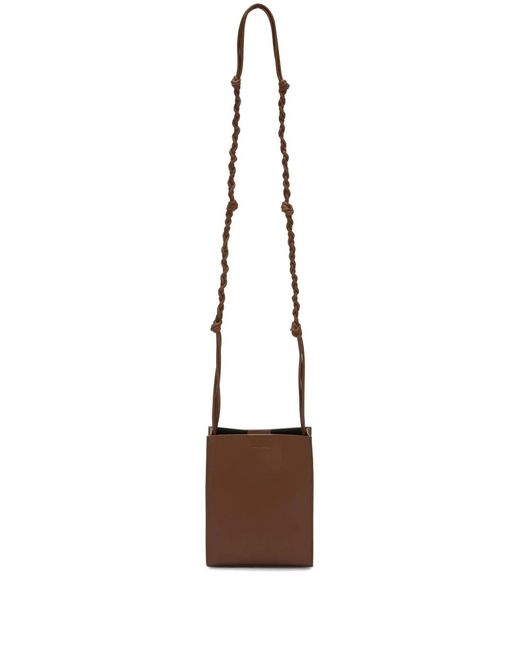 Jil Sander White Small Tangle Shoulder Bag for men