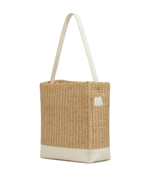 Borsa Tote Museo Piccola di Marni in White