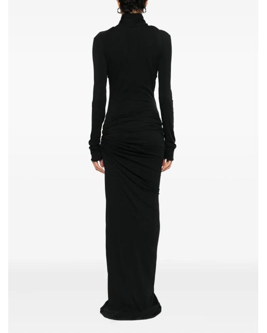 Robe Drapée À Col Bénitier Entire studios en coloris Black