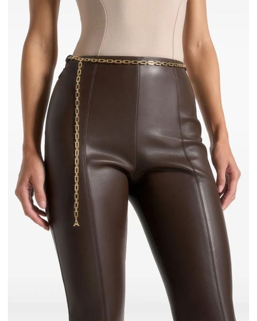 Manière De Voir Ninon Flared Legging Met Kettingdetail in het Black