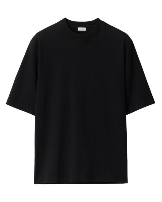 Burberry Black Pear-print Cotton T-shirt for men