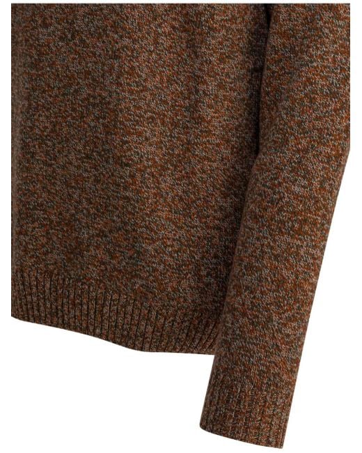 Pull À Col Rond Zanone pour homme en coloris Brown