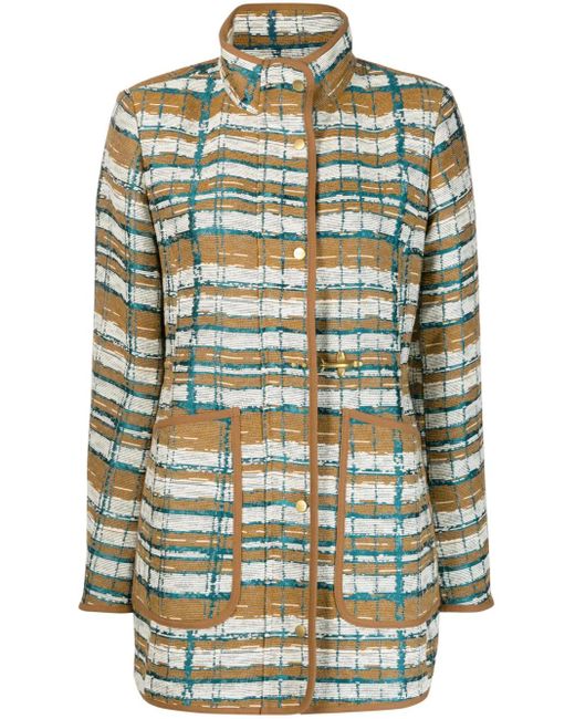 Fay Green Virginia Jacquard Jacket