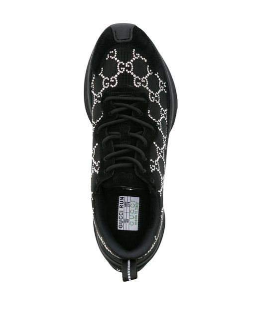 Zapatilla Run de GG Cristal Para Mujer Gucci de color Black