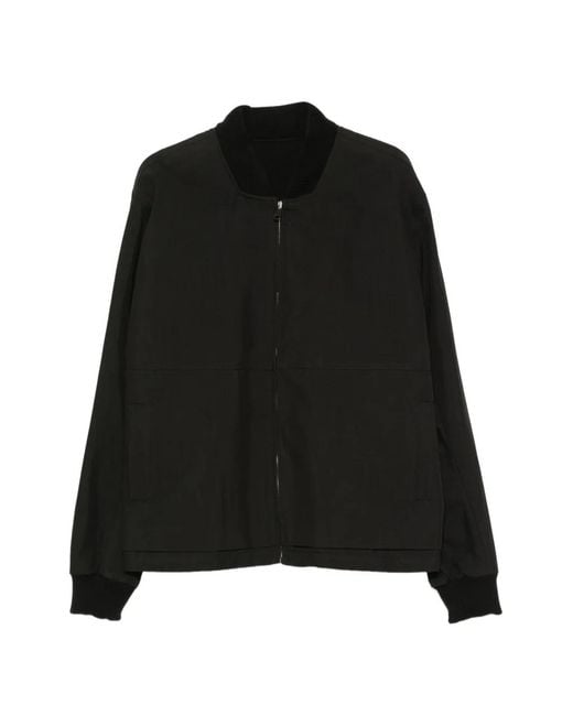 Costumein Black Dakvik Zip-Up Ribbed-Trim Jacket for men