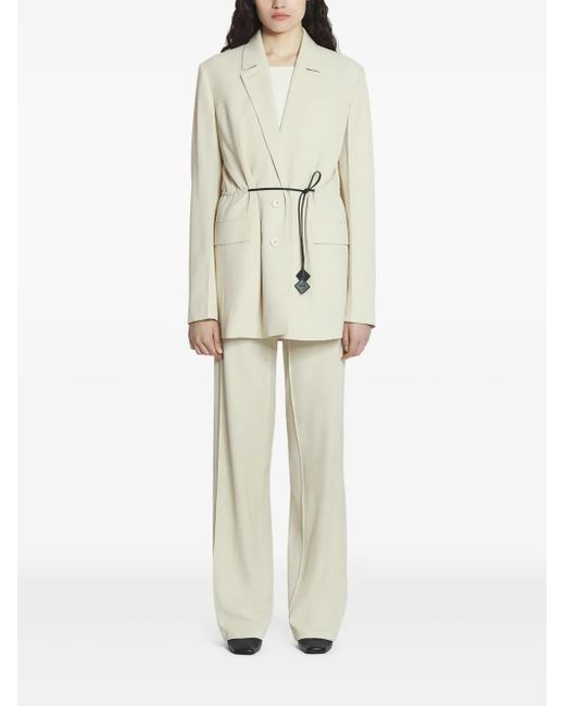 Lanvin White Virgin Wool Blazer