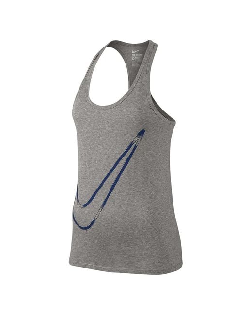 Nike Gray Athletic Tank Top
