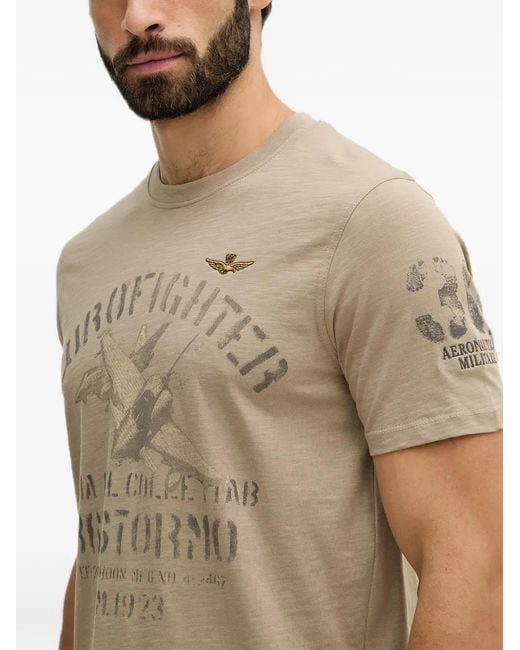 Aeronautica Militare Natural Short-Sleeves T-Shirt for men