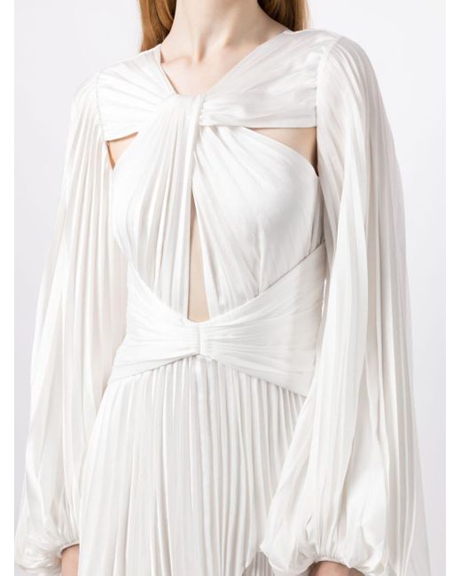 Acler Finnegan Pleated Dress in White | Lyst Australia Acler Finnegan Pleated Dress in White | Lyst Australia