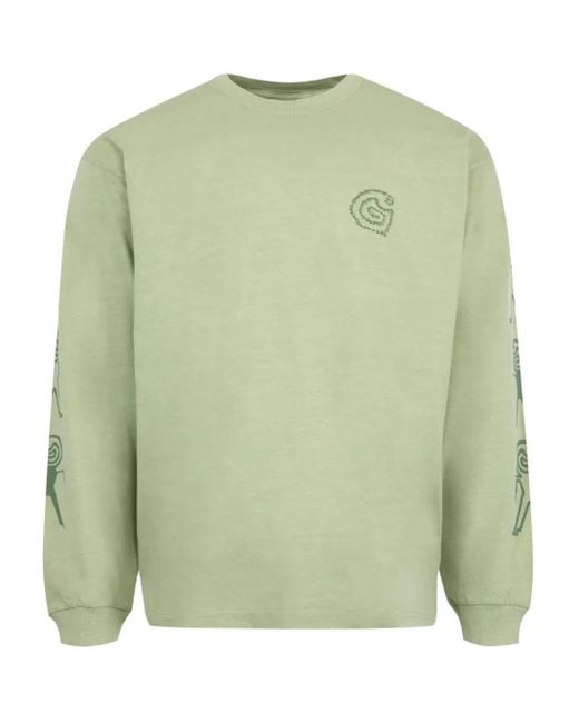 Carhartt Terrestrial Langarmshirt Mit Grafischem Print in Green für Herren